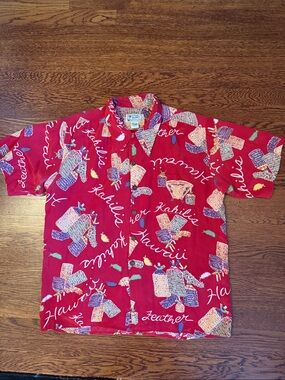 Avanti silk Hawaiian shirt